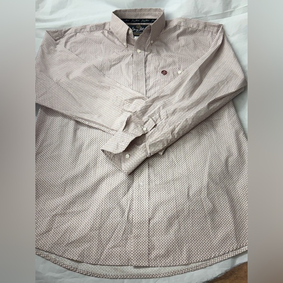 Wrangler Men's Pink Checkered Shirt Size‎ L/G - Picture 1 of 5